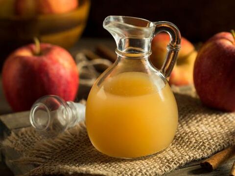 Apple vinegar against varicose veins
